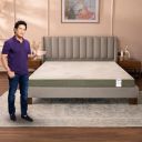 Livpure Smart Regal Orthopaedic Plush Mattress with Swirl Gel Foam & Latex | 5 Zone HR Foam & COMFORTSCIENCE Tech with 16 BIOCRYSTALS | Luxury Serene Fabric |King Bed (75x72x8) inch, 10 Year Warranty...
