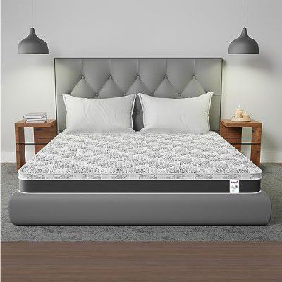 Livpure Smart Siesta Hybrid Orthopedic Spring Mattress | Orthopaedic Nano-Spring System | Euro-Top Design with Plush Quilting for Best-in Class Comfort | Premium Knitted Fabric | King 75x72x8 Inches