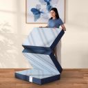 Livpure Smart Tri-Fold Mattress | Foldable Bed | Guest Bed | Travel | Camping | Portable | Single | 72X30X4 Inches...