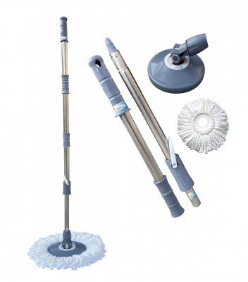 Livronic® Classic Blue Mop Stick India's Biggest Rod Set Easy to fit for All Bucket