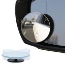 LivTee Blind Spot Mirror, 2 Round HD Glass Frameless Convex Rear View Mirror with wide-angle Adjustable Stick for Cars SUV and Trucks, Pack of 2...