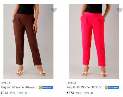 Liyara Womens Trousers Min.72% Off