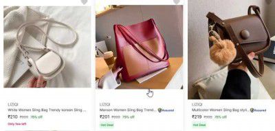 Liziqi Sling Bags Starts at Rs 175