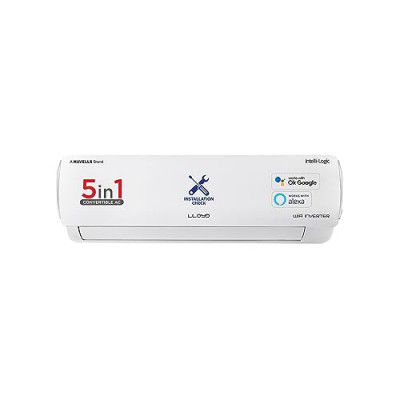 Havells Lloyd GLS12V3FWSIL 1 Ton 3 Star WiFi Inverter Split AC (5 in 1 Convertible, Copper, 2023 Model)