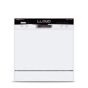 Lloyd MagiQ Compact Table Top Dishwasher (LDWC08AWD1DD), 8 Place Settings, 99% Germs Free with Intensive 70 Deg, Heavenly Silence, White)...