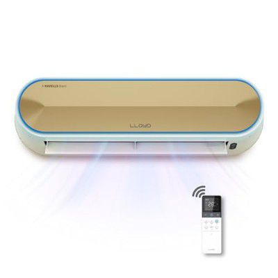 [Extra Rs. 6600 OFF] Lloyd Stellar 1.5 Ton 5 Star Wi-Fi Inverter Split AC (6 in 1 Convertible, Mood Lighting, Door Open Alert, Copper, White/Silver Deco, GLS18V5FWSSL)