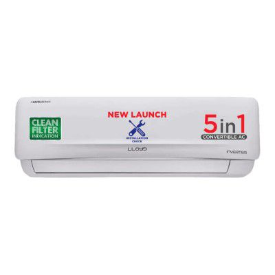 LLYOD Lloyd 2.0 Ton 3 Star Inverter Split AC (5 in 1 Convertible, Copper, Anti-Viral + PM 2.5 Filter, Anti Corrosion Coating, GLS24I3KWSEM)