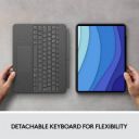 Logitech Combo Touch for iPad Pro 12.9-inch (5th gen) Bluetooth Handheld Tablet Keyboard Compatible with Desktop, Laptop...