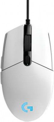 Logitech G203 Prodigy RGB Wired Gaming Wireless Optical Gaming Mouse  (USB 2.0, White)
