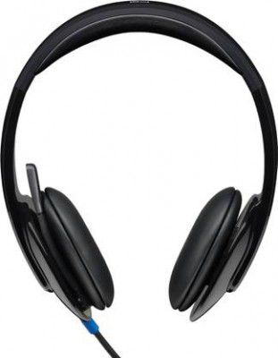 Logitech H540 USB Wired  (Black, On the Ear)