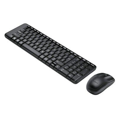 [Triple discount] Logitech MK215 Wireless Keyboard and Mouse Combo, 2.4 GHz Wireless - Black