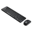 [Triple discount] Logitech MK215 Wireless Keyboard and Mouse Combo, 2.4 GHz Wireless - Black...