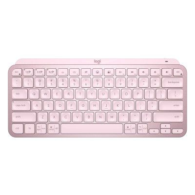 Logitech MX Keys Mini Minimalist Wireless Illuminated Keyboard, Rose