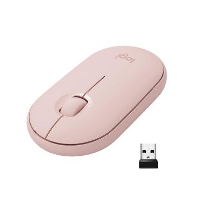 Logitech Pebble M350 Wireless Mouse with Bluetooth or USB