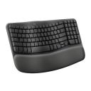 Logitech Wave Keys Wireless Ergonomic Keyboard...