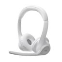 Logitech Zone 300 Wireless Bluetooth Headset with Noise-Cancelling Microphone, Compatible with Windows, Mac, Chrome, Linux, iOS, iPadOS, Android – White...