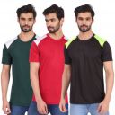 London Hills - Men's Slim Fit T-Shirt Pack Of 3...