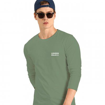 London Hills Printed Men Round Neck Full Sleeve T-Shirt