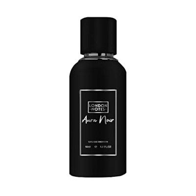 LONDON NOTES BY NEW U Unisex Aura Noir Eau De Parfum For Unisex, Long Lasting Liquid EDP Fragrance With Citrusy, Floral, Woody & Spicy Scents, 50ml