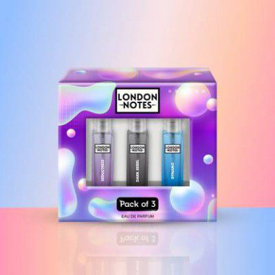 London Notes EAU DE PARFUM 8ml Pack of 3, Seductress + Dark Rebel + Dynamo, 24ml Eau de Parfum - 24 ml  (For Men & Women)