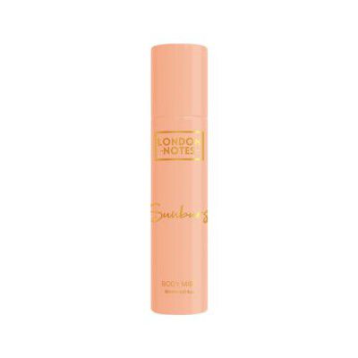 London Notes Unisex Sunburst Body Mist for Men & Women|Long Lasting |with floral,citrusy & Sweet Scents|150 ml
