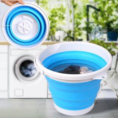 Longi Mini Washing Machine, 7L 15mins Wash Impeller Type Foldable Washer Portable Washing Machine