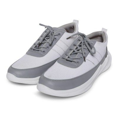 Longies Mens Lsfmcsv001 Fly Knit Leather Casual