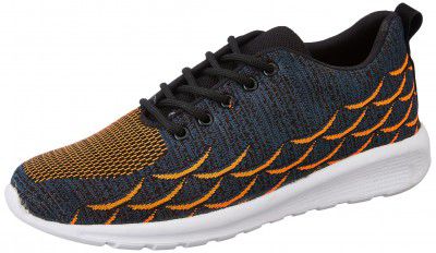 Longies Mens Lsfmcsv001 Fly Knit Leather Casual