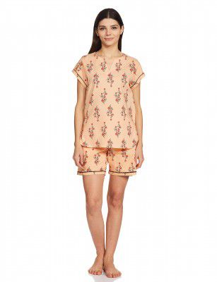 Longies Womens Regular Kurti+Short Set