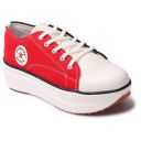 Longwalk Women Canvas Sneaker High Sole Multi Color Shoes for Girl's...