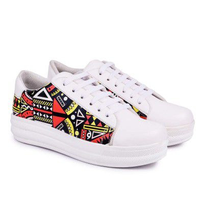 Longwalk Women Printed Casual Sneakers Shoes