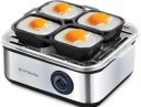 Longway Champ 500 Watt Stainless Steel Egg Boiler/Cooker for Steaming, Cooking & Boiling 3 Boiling Modes Sof, Medium, Hard (Boil Upto 8 Eggs, Silver)...