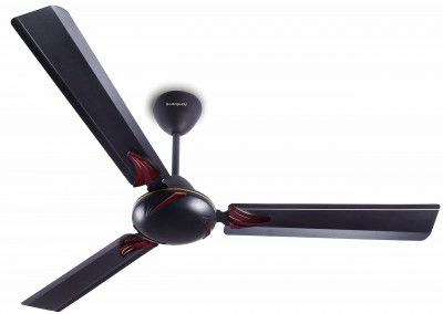 LONGWAY Creta 1200mm/48 inches High-Speed Anti-dust Decorative Ceiling Fan with 2 Year Warranty (Smoked Brown, Pack of 1)