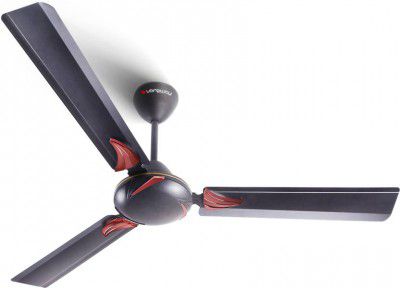 Longway Creta P1 1200 mm Ultra High Speed 3 Blade Ceiling Fan  (Smoked Brown, Pack of 1)