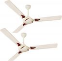Longway Creta P2 1200 mm Ultra High Speed 3 Blade Ceiling Fan  (Ivory, Pack of 2)...