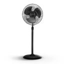 LONGWAY Dr-Mini 300 mm/12 Inch Ultra High Speed 3 Blade Decorative Star Rated Pedestal Fan (Black)...