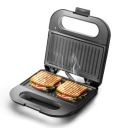 Longway Grilly Pro 850 W Grill Sandwich Maker & Toaster | Non-stick Coating Cast Aluminum Plates (Metallic Silver)...