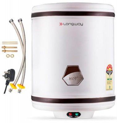 Longway Hotplus 50 Ltr 5 Star Rated Automatic Storage Water Geyser | 1-Year Warranty | (Off-White, 50 Ltr)