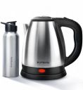 Longway Kestro 2 Ltr Electric Kettle with Water Bottle Combo...