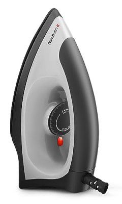 Longway Kwid Light Weight Non-Stick Teflon Coated Dry Iron, Electric Iron for Clothes | 2 Year Warranty| (1100 Watt, Black)