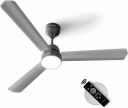 Longway Luminair | BLDC Motor | Remote Control | LED Light | Silent Operation | Premium with 5 Year Warranty BLDC Motor with Remote 1200 mm Ceiling Fan (5 Star | Gray )