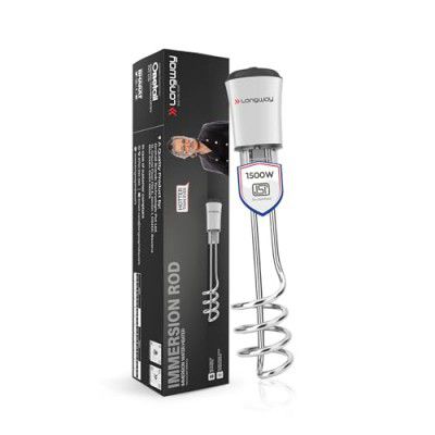 Longway LWIR01 1500 Watts Water Proof Immersion Heater Rod (White), Copper