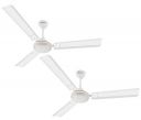 LONGWAY Nexa 1200mm/48" High Speed Anti-dust Decorative 5 Star Rated Ceiling Fan 400 RPM | Ceiling Fan with 2 Year Warranty (White, Pack of 2)...