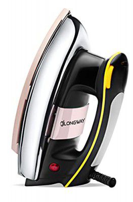 Longway Plancha X Heavy Weight Automatic Dry Iron (Black, 1000w)