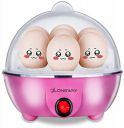 Longway Rine Egg Boiler Electric Automatic Off 7 Egg Poacher for Steaming, Cooking Also Boiling and Frying, Multi Colour...