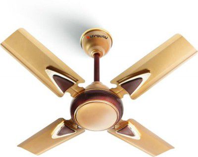 Longway Starlite-1 P1 600 mm 4 Blade Ceiling Fan (Golden Beige | Pack of 1)