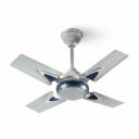 Longway Starlite-1 P1 600 mm/24-inch Ultra High Speed 4 Blade Anti-Dust Decorative Star Rated Ceiling Fan (Silver Blue, Pack of 1)...