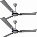Longway Starlite-1 P2 1200 mm Anti-Dust Decorative 5-Star Rated Ceiling Fan (Silver Blue, Pack of 2)...
