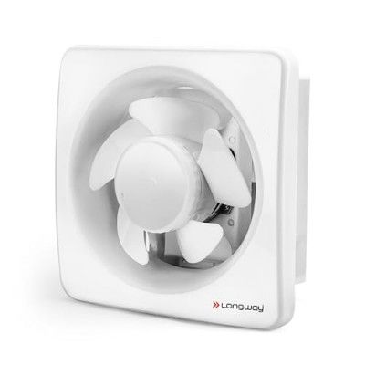 LONGWAY Ventura 8 Inch 200 mm Energy Efficient Exhaust Fan | High Speed Powerful Motor | 2 Years Warranty (White)