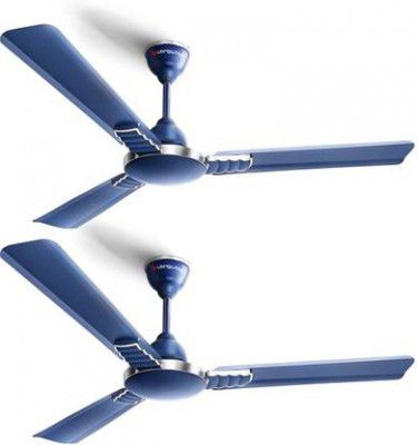 Longway Wave P2 1200 mm 3 Blade Ceiling Fan  (Ultra High Speed | Pack of 2)